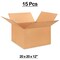 15 Pcs Heavy Duty Corrugated Boxes 20 x 20 x 12 Inch for Secure Shipping and Storage